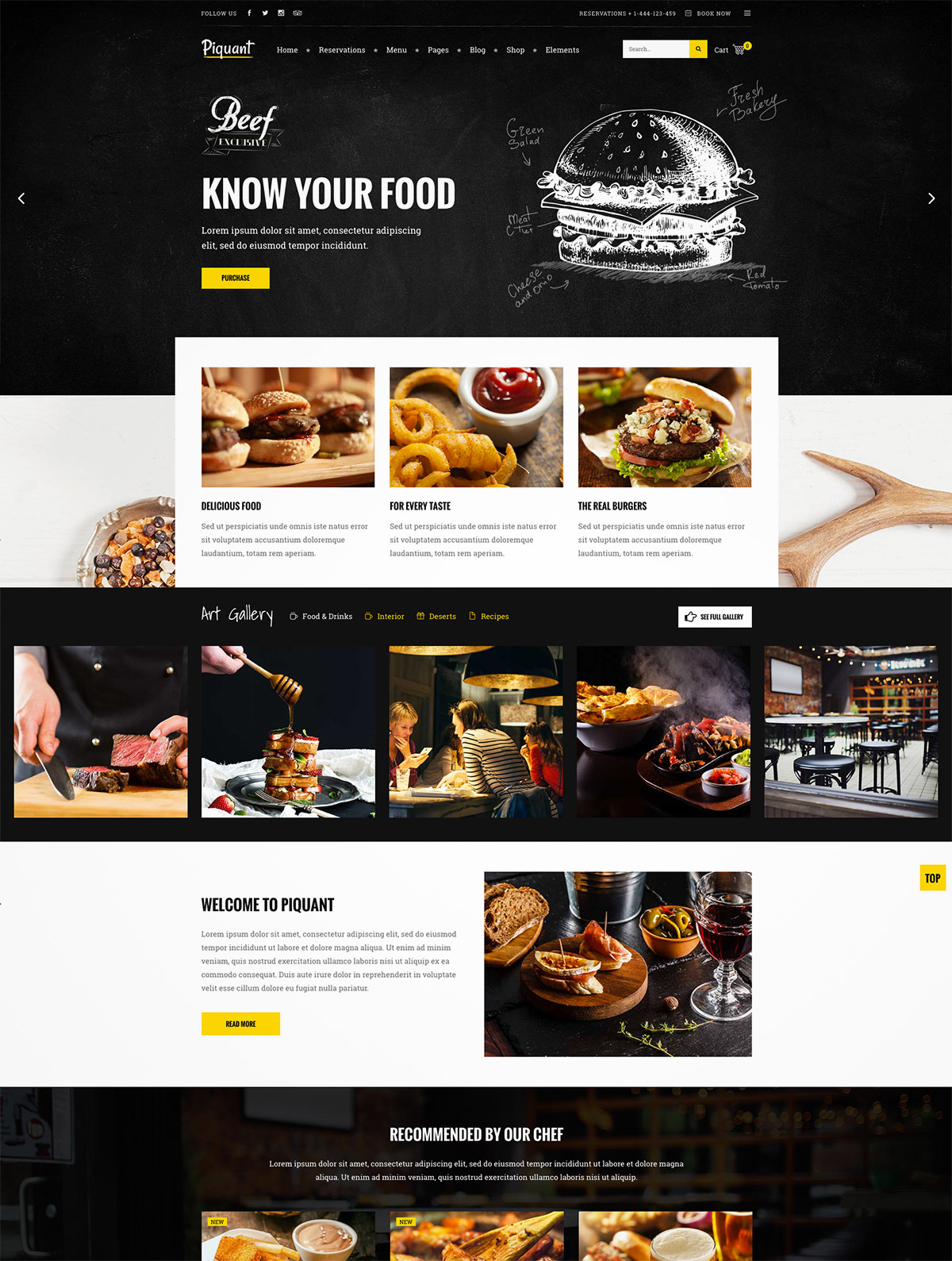 Restuarant Website